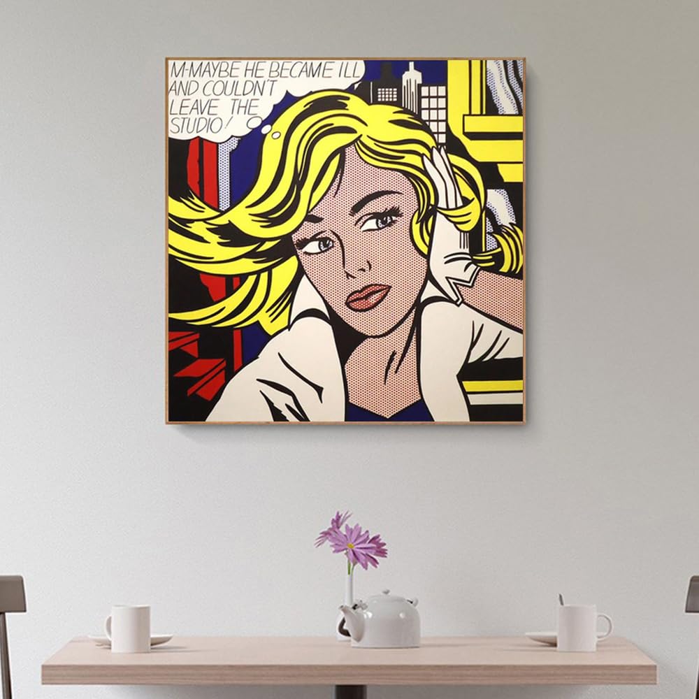 特別額装品/M-Maybe1979/ロイ リキテンスタイン/インテリア/ポスター