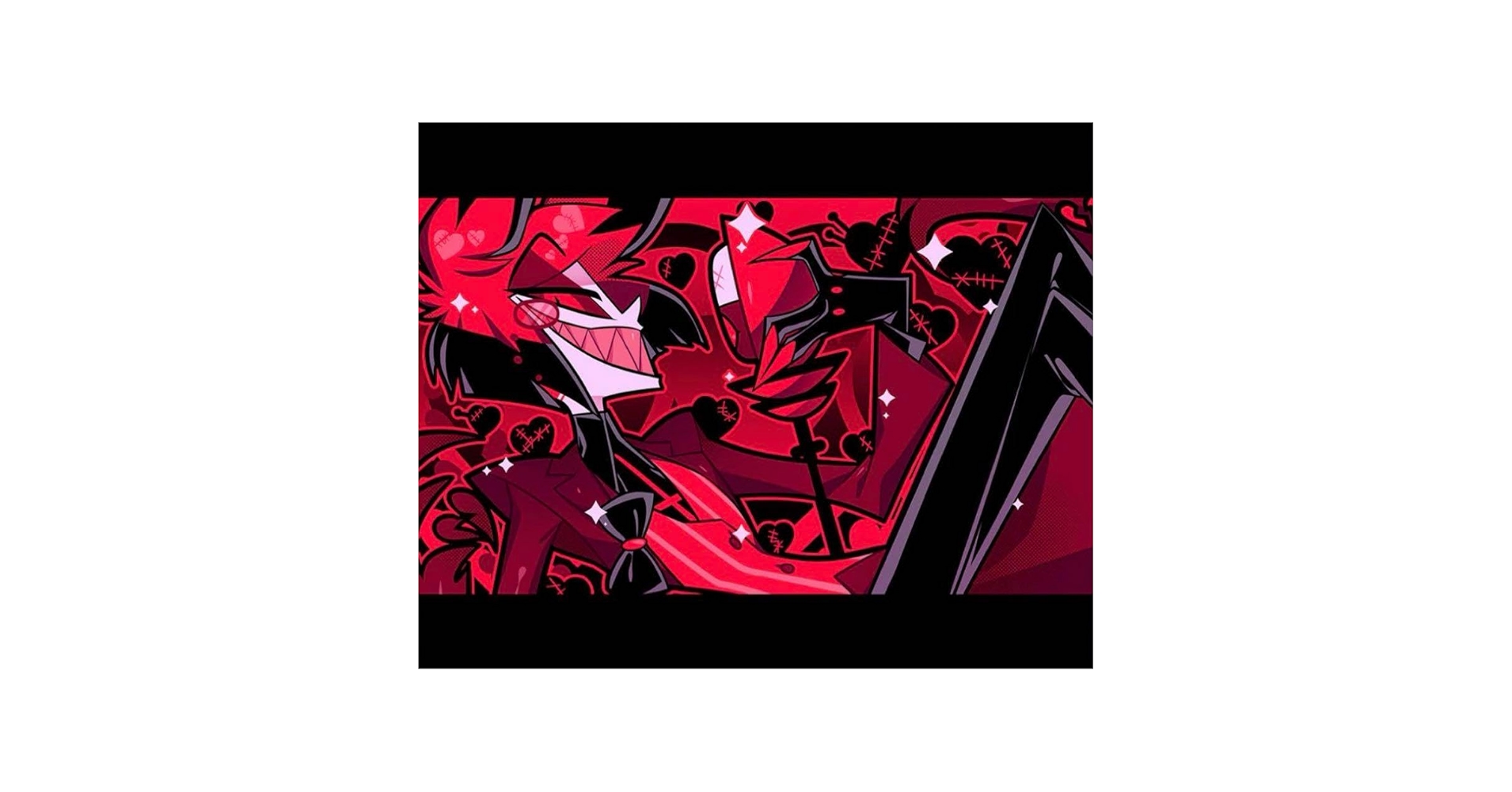 ハズビンホテル Hazbin hotel アラスター バレンタイン ポスター