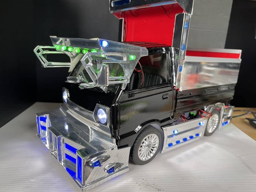 6月7日まで限定価格】1/14 デコトラ ラジコン 日野 ドルフィン