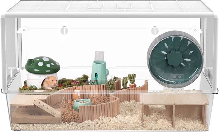 Amazon | BUCATSTATE ハムスターケージ 850 飼育ケージ 大型サイズ