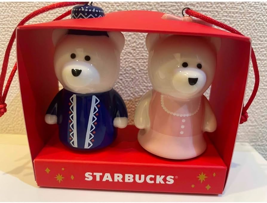 Amazon | スターバックス ホリデー2022 オーナメント ベアリスタセット