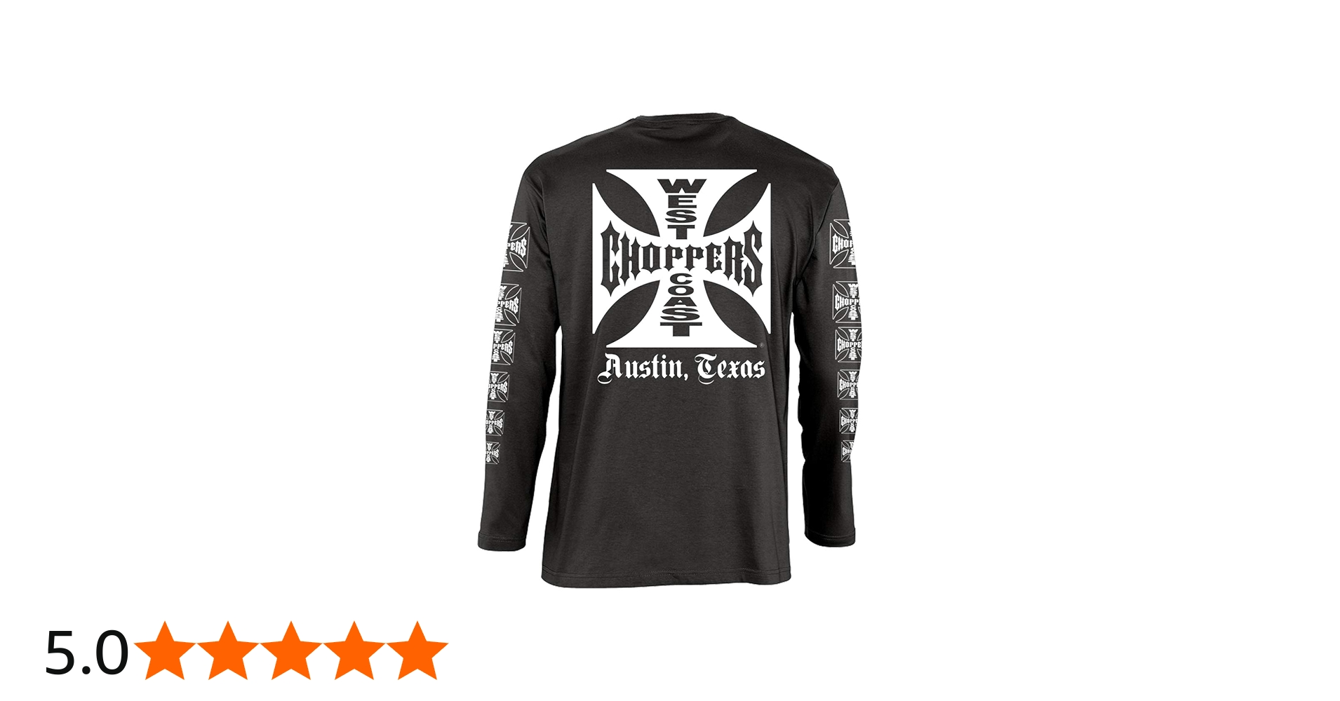 West Coast Choppers Men Long-Sleeve T-Shirt OG Classic, Black