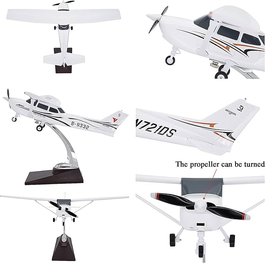 Cessna 172 Skyhawk 木製モデル 飛行機模型 Cessna 172 Skyhawk 木製