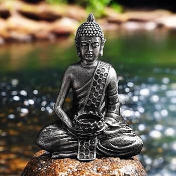 Amazon｜FGXY 風水 瞑想 仏像 瞑想 仏像 置物 仏 クラフト 禅 庭 仏像