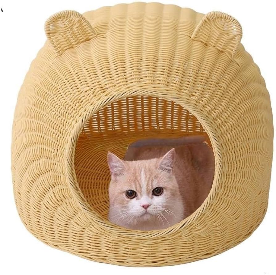 Amazon | 猫 ちぐら 洗える 猫ちぐら 猫 ベッド ちぐら型 ペットハウス