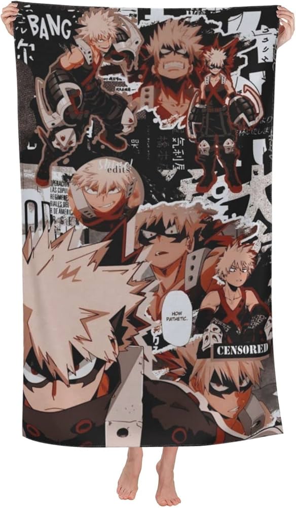 ヒロアカ 爆豪勝己 大判タオル ロングクッション 集英社 - 僕の