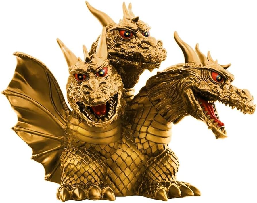 Amazon.co.jp: キングギドラ フィギュア 東宝怪獣シリーズ 鎮座獣 1964