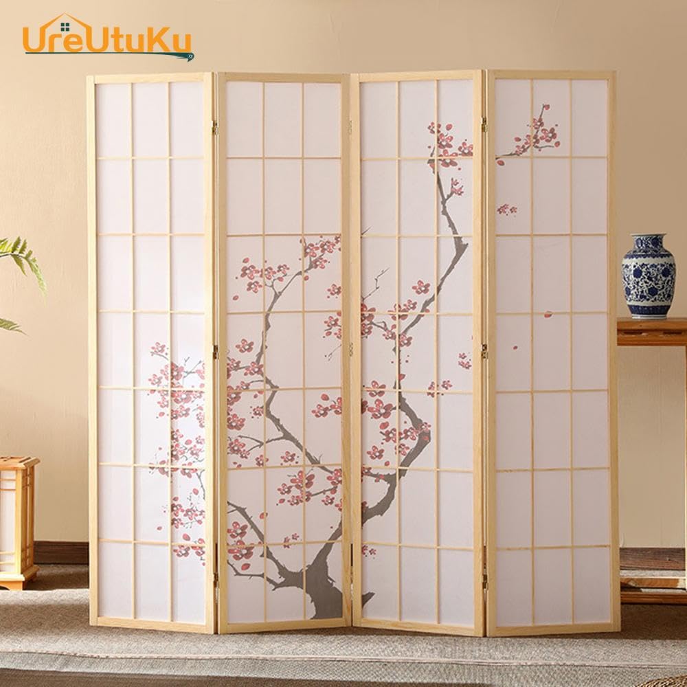 ss4462 風炉先屏風 芦 茶道具 間仕切り 折りたたみ 衝立 木製 和風