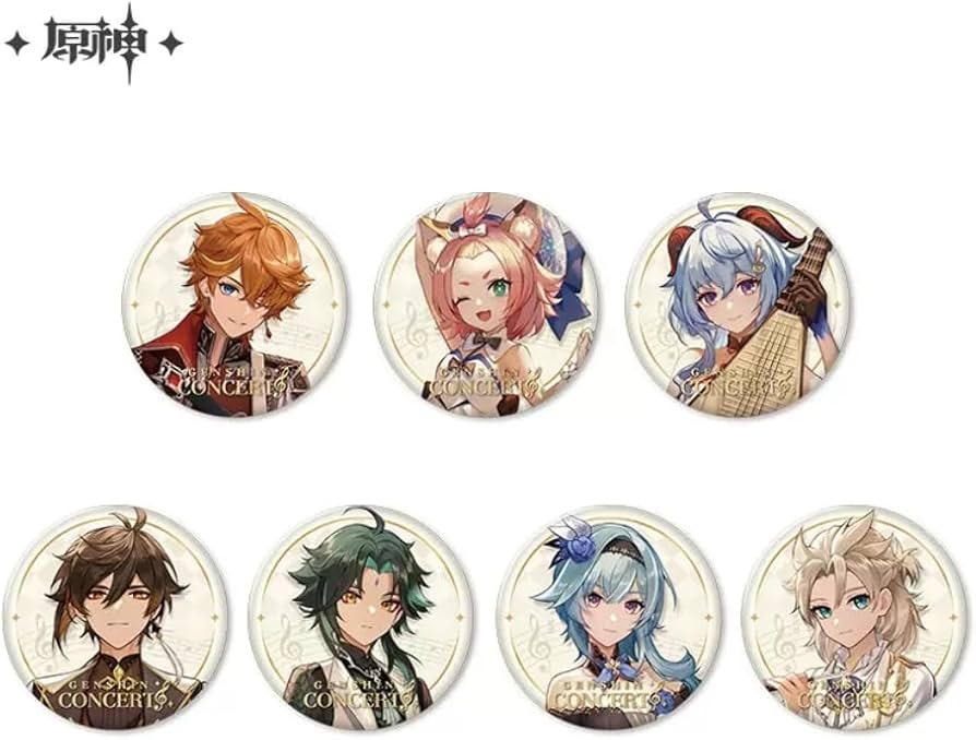 Amazon.co.jp: 【原神】オーケストラコンサートシリーズ 缶バッジ
