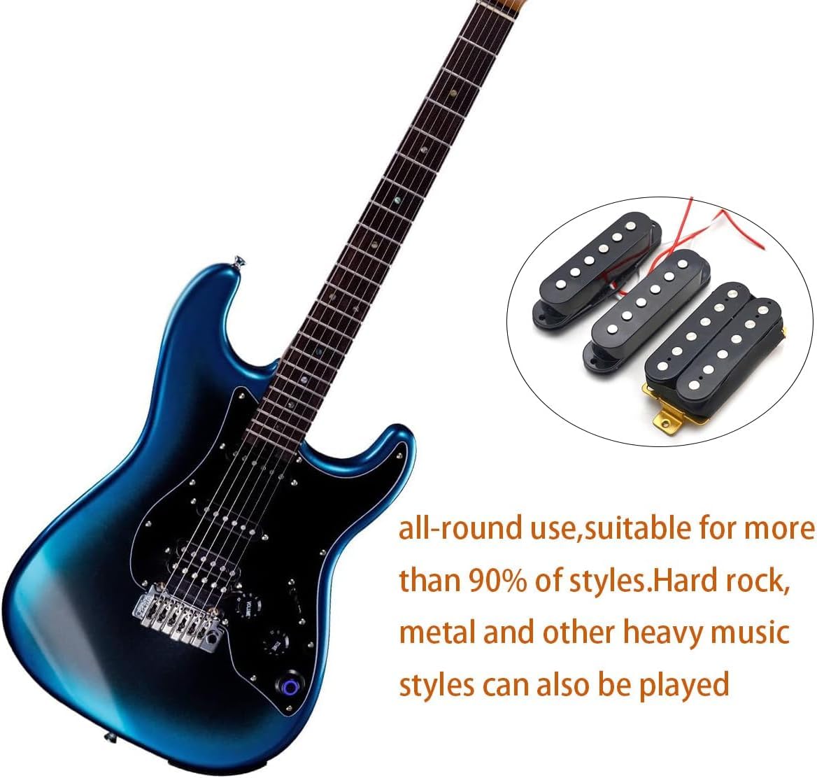 Squier by Fender deluxe 2ハムバッカー【動作確認済】 弦交換済み