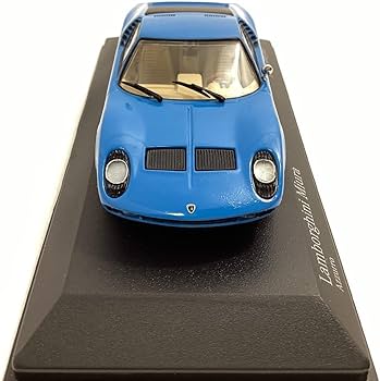 Amazon.co.jp: Mini Champs 1/43 Lamborghini Miura 1966 Blue