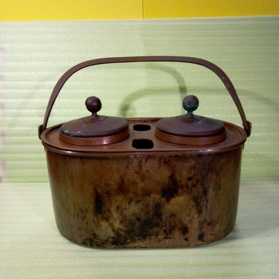 Amazon.co.jp: 燗銅壺 携帯用燗銅壺 銅壺 野燗炉 酒燗器 アウトドア