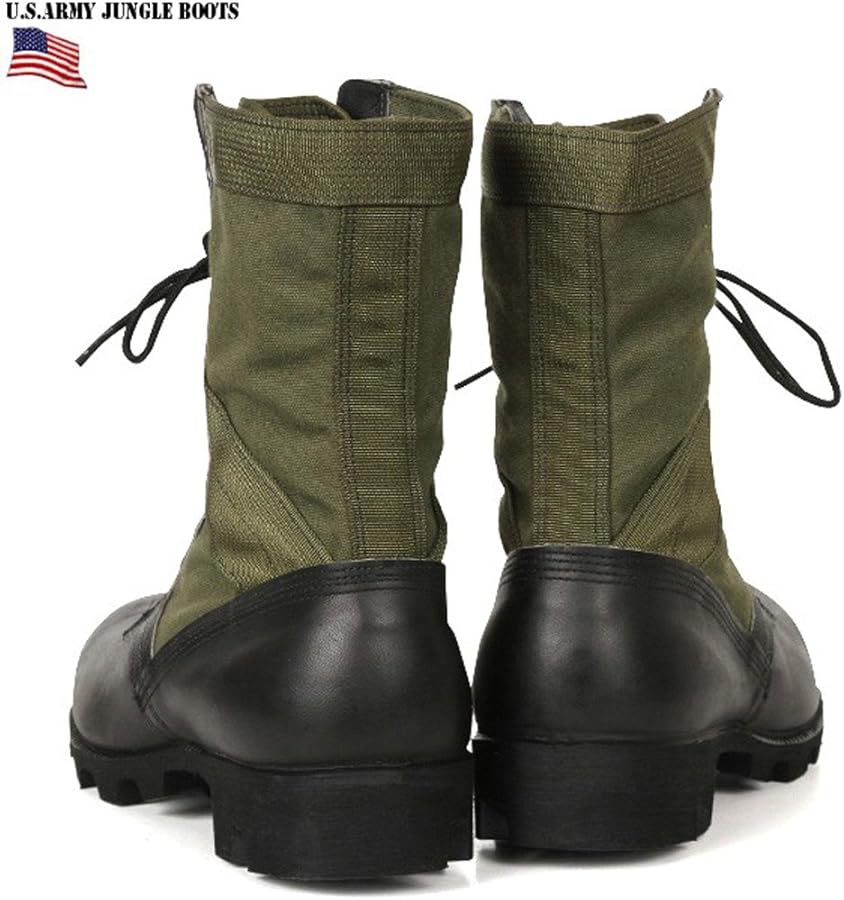Amazon | 実物 米軍NAM戦 ODジャングルブーツ ミリタリーブーツ 表記9N