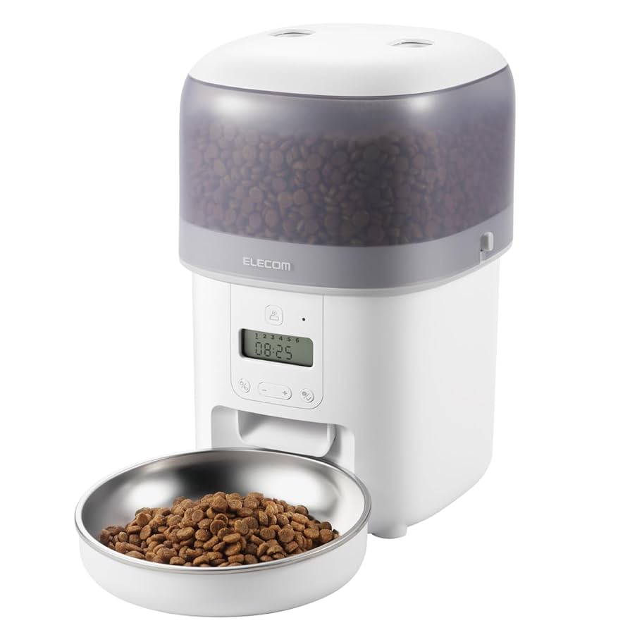 ELECOM mofult 自動給餌器＆水飲み器セット ELECOM mofult 自動給餌器