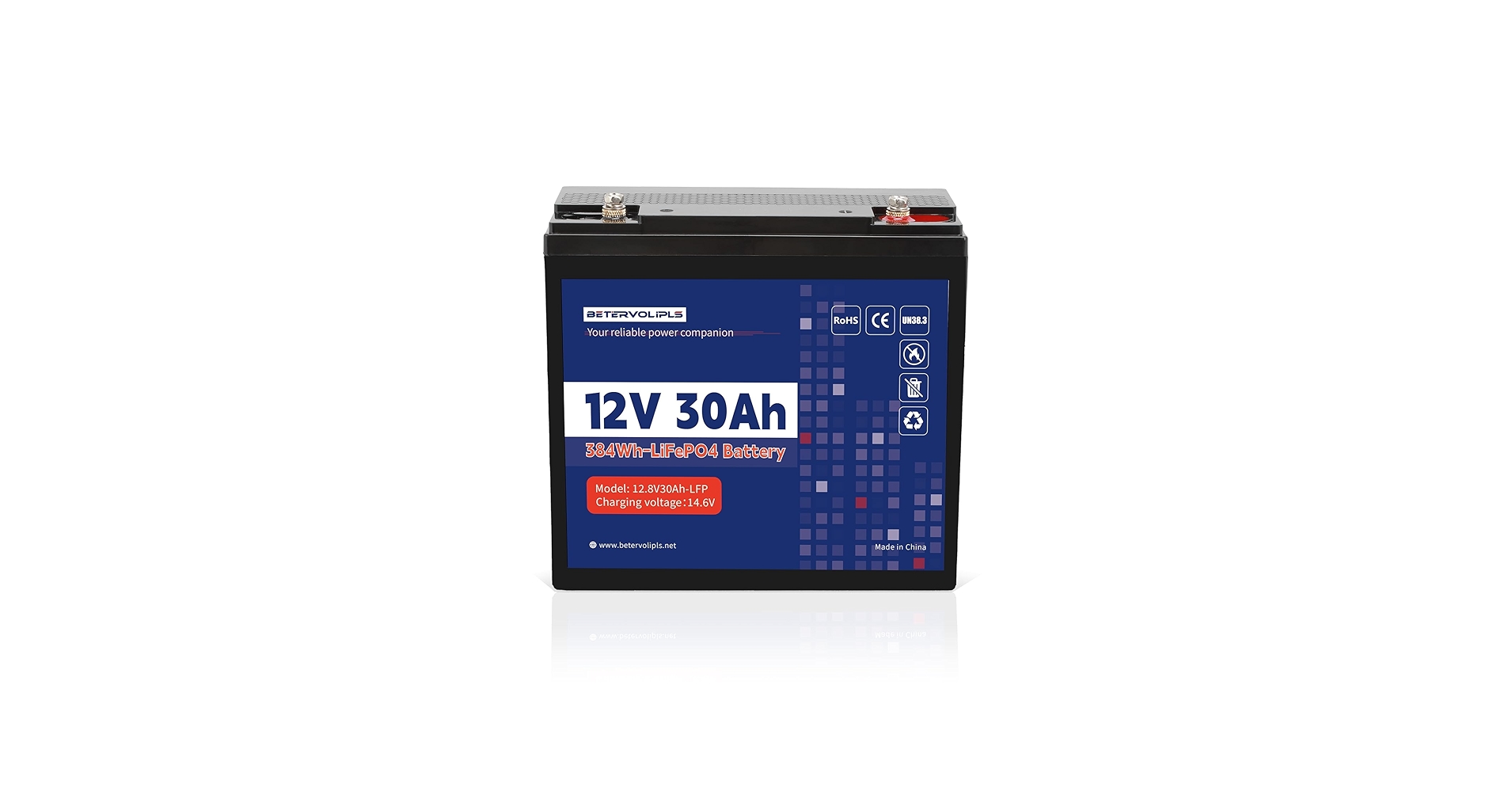 Amazon.com: 12V 30Ah Lithium LiFePO4 Battery, 4000+ Deep Cycles