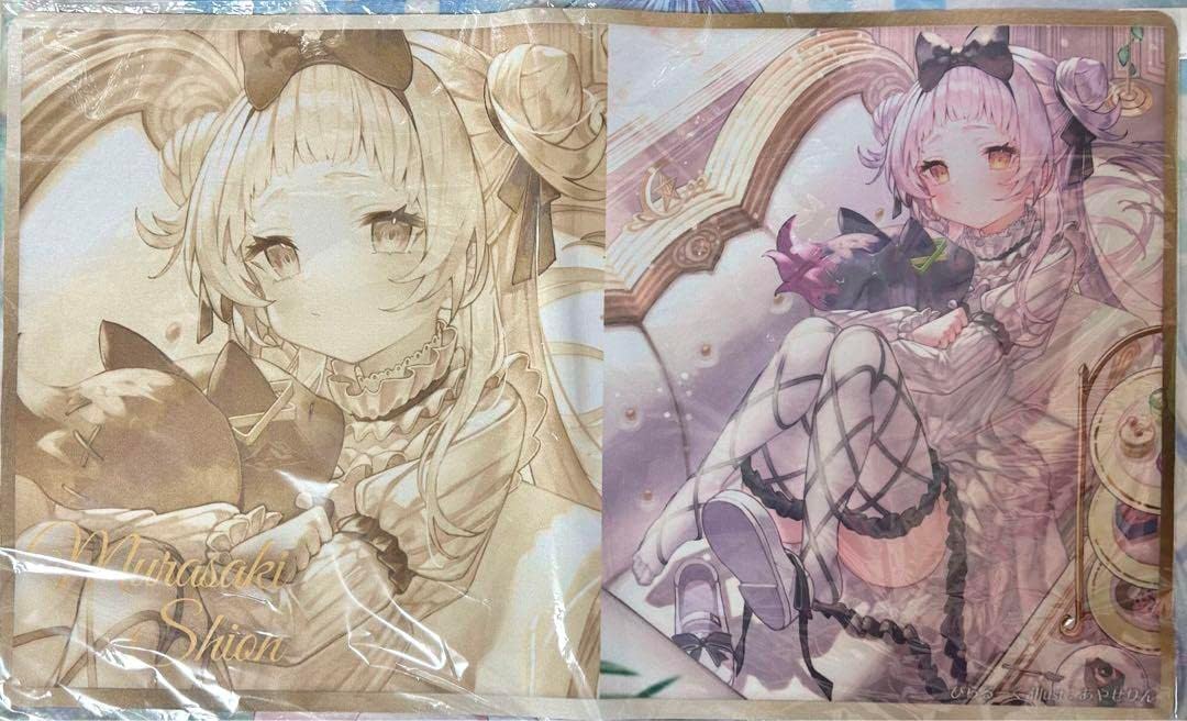 ホロ 紫咲シオン プレイマット紫咲シオン プレイマット 公式記念グッズ