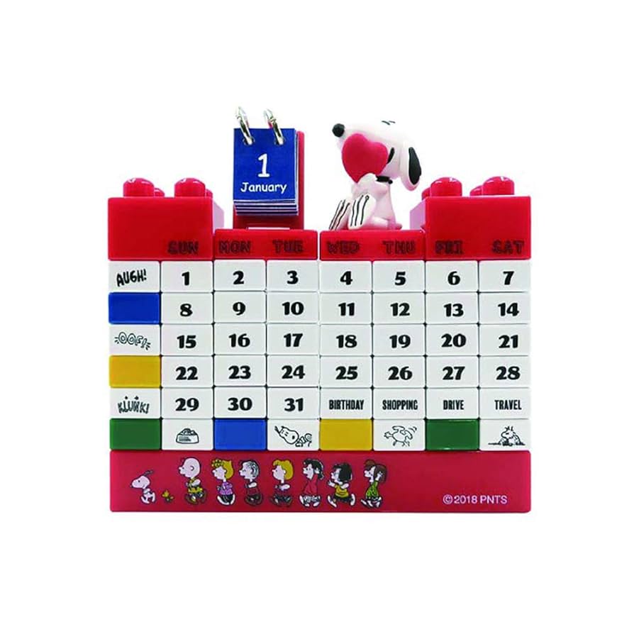 スヌーピー マリモクラフト万年カレンダー2種＆キーホルダー2種