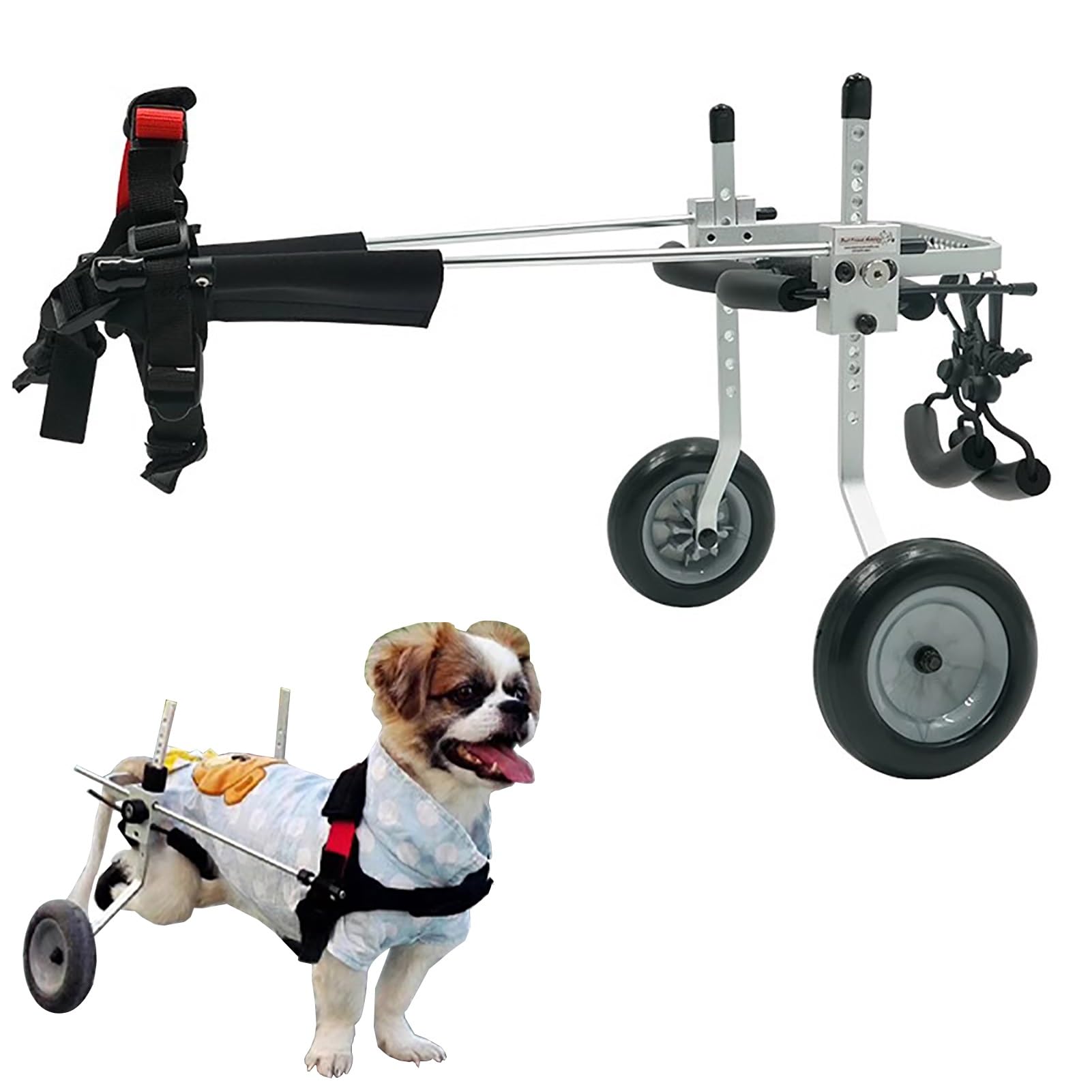 リハビリ 食事補助 犬用車椅子 ダックス4輪 公式 M.ダックス4輪