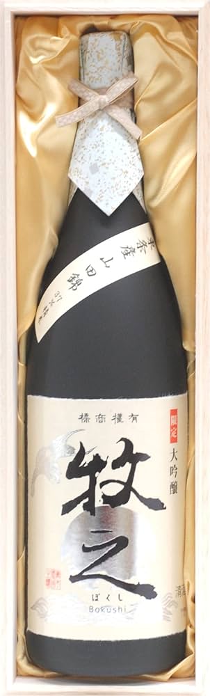 Amazon.co.jp: 鶴齢 「牧之」 限定大吟醸 1800ml : 食品・飲料・お酒