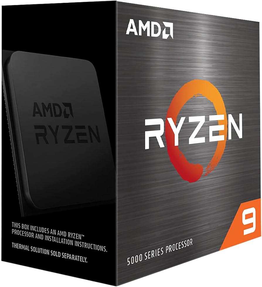 Amazon.com: AMD Ryzen 9 5900X 12 Cores, 24 Threads 3.7GHz 64MB