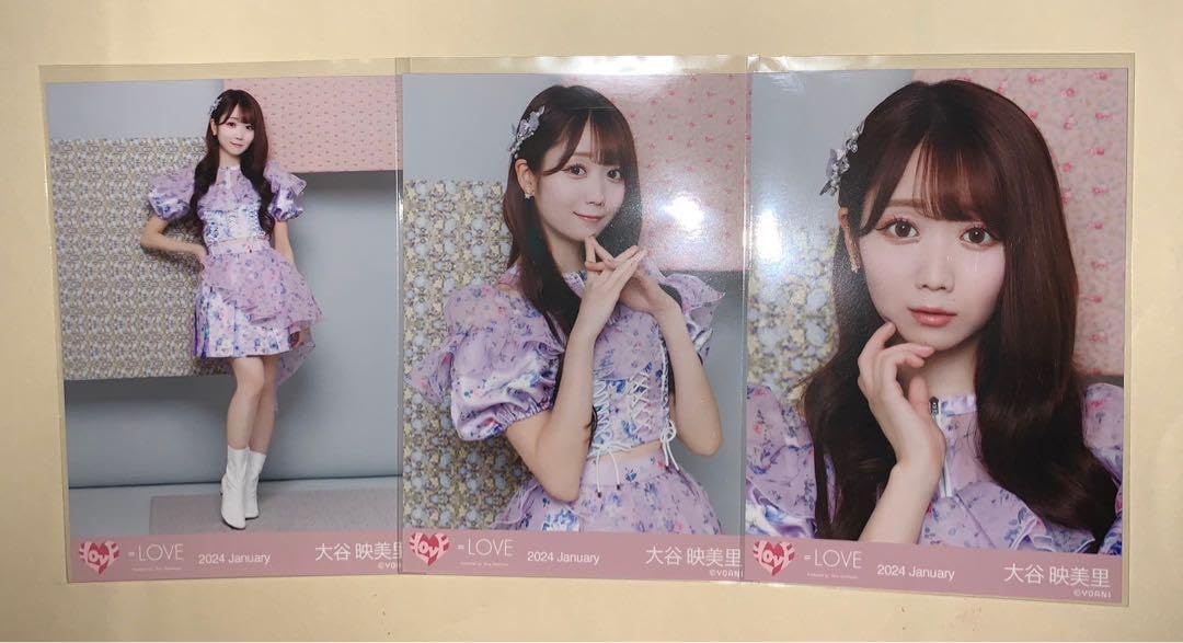 イコラブ 大谷映美里 poison girl② 生写真 直筆 セミコンプ コメ