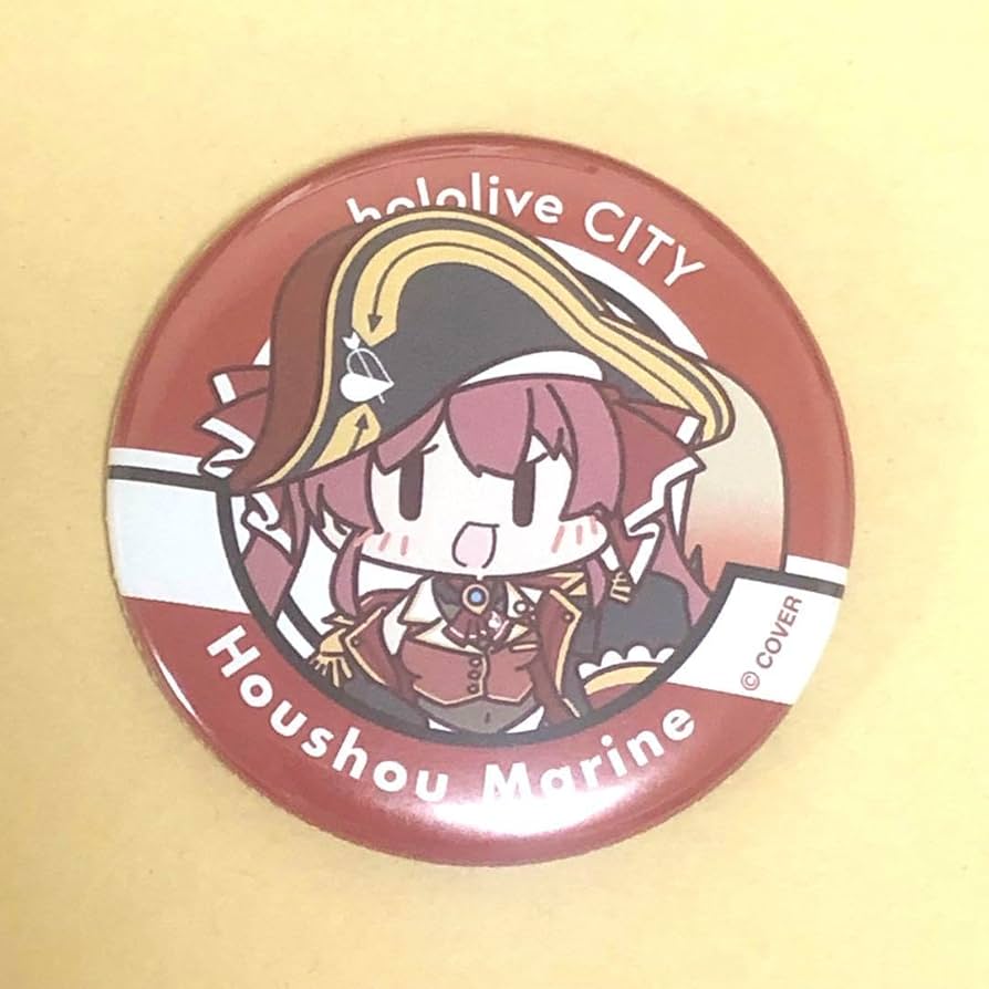 宝鐘マリン サンシャインシティ ホロライブ 缶バッジ 15個 宝鐘マリン