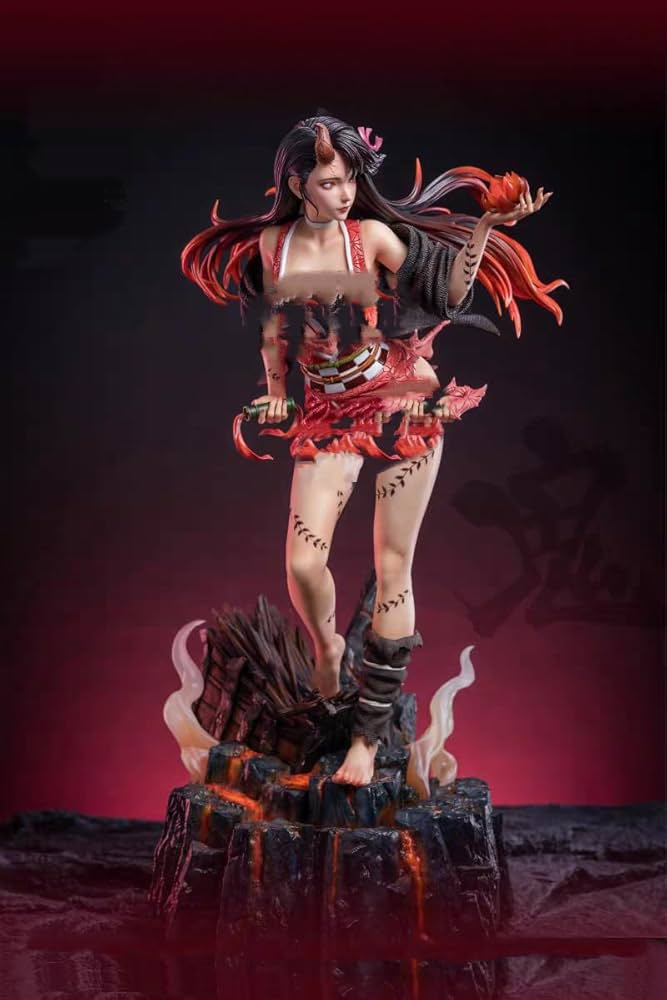 鬼滅の刃 竈門禰豆子 フィギュア ガレージキット UP ART［ジャンク品