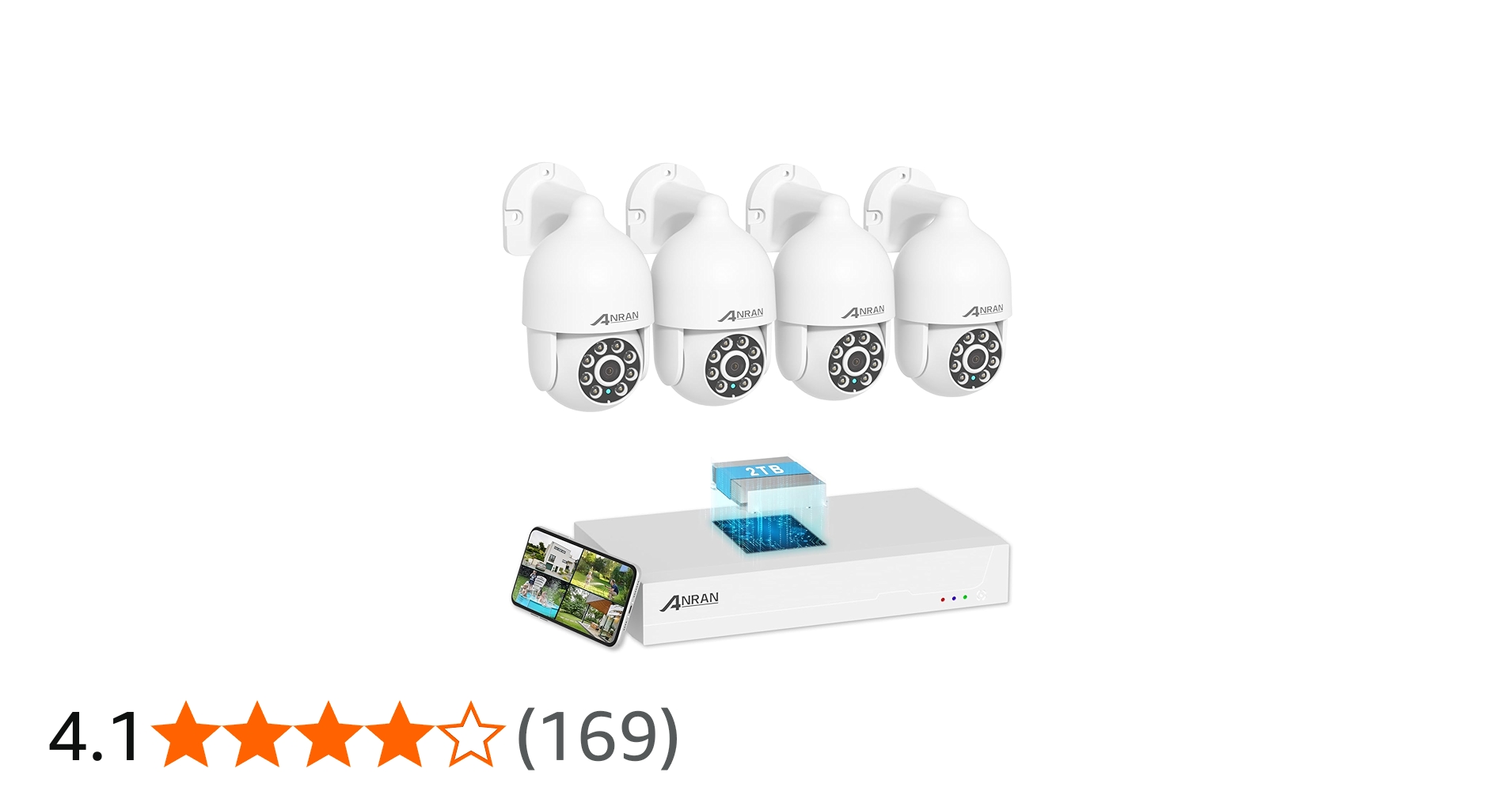 Amazon.co.jp: 【4K800万画素防犯カメラ・AI知能検知・自動追尾】ANRAN