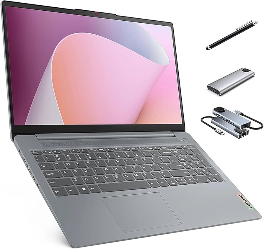 Amazon.com: Lenovo IdeaPad Slim 3 Touchscreen Laptop, 15.6