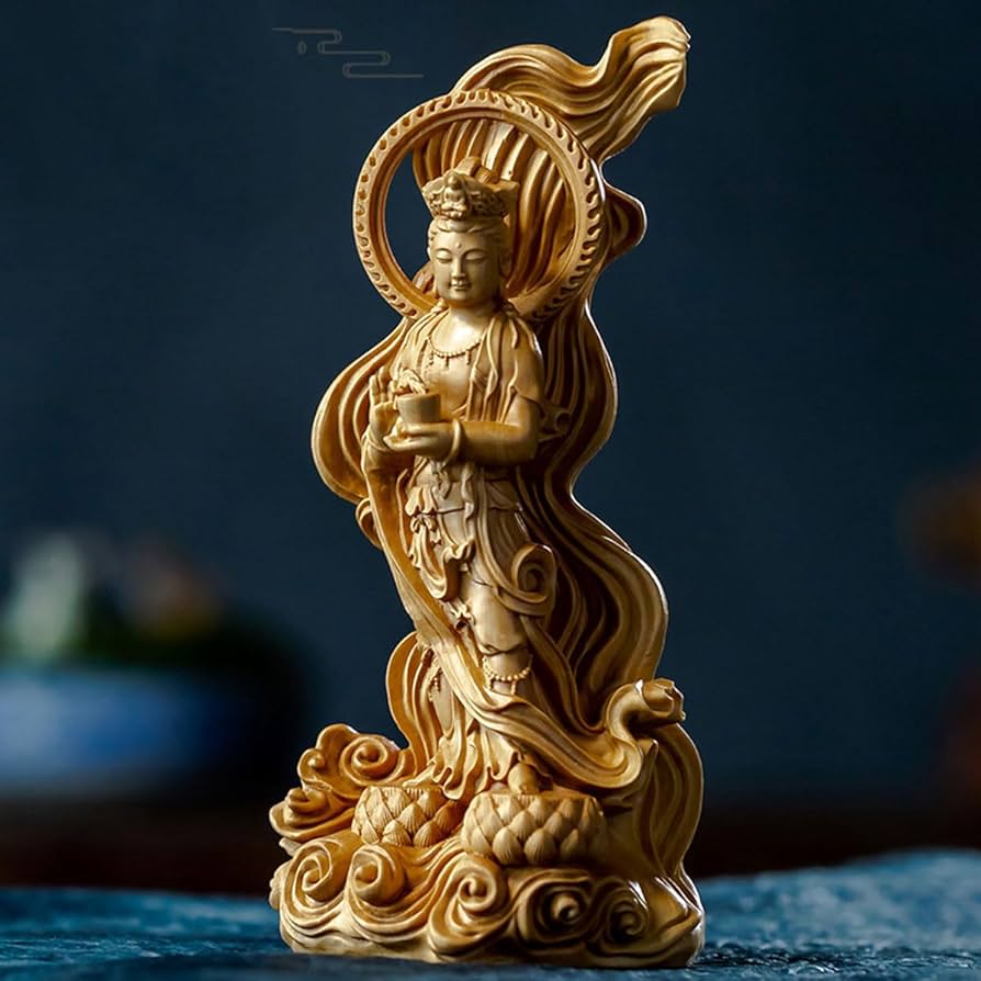 ☆限定値引き☆希少【聖観音菩薩立像】鋳物師 常雲造仏像 39cm 御利益