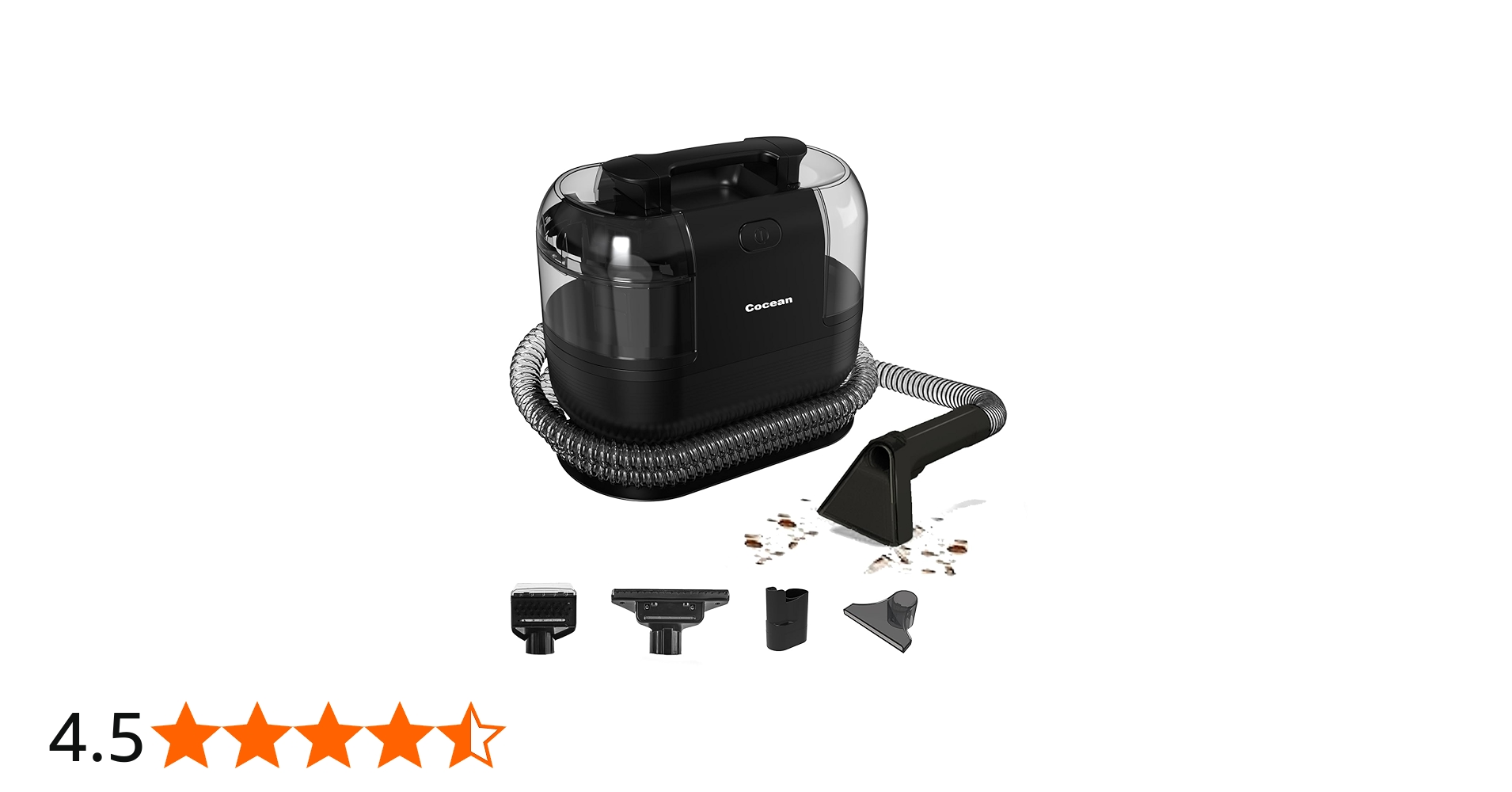 Amazon | COCEAN リンサークリーナー カーペットクリーナー 家庭用