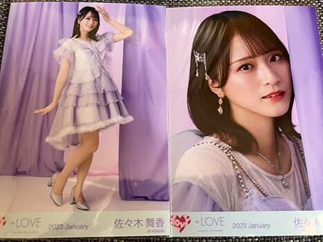 佐々木舞香 生写真 5周年コンサート衣装直筆チュウ イコラブ 佐々木