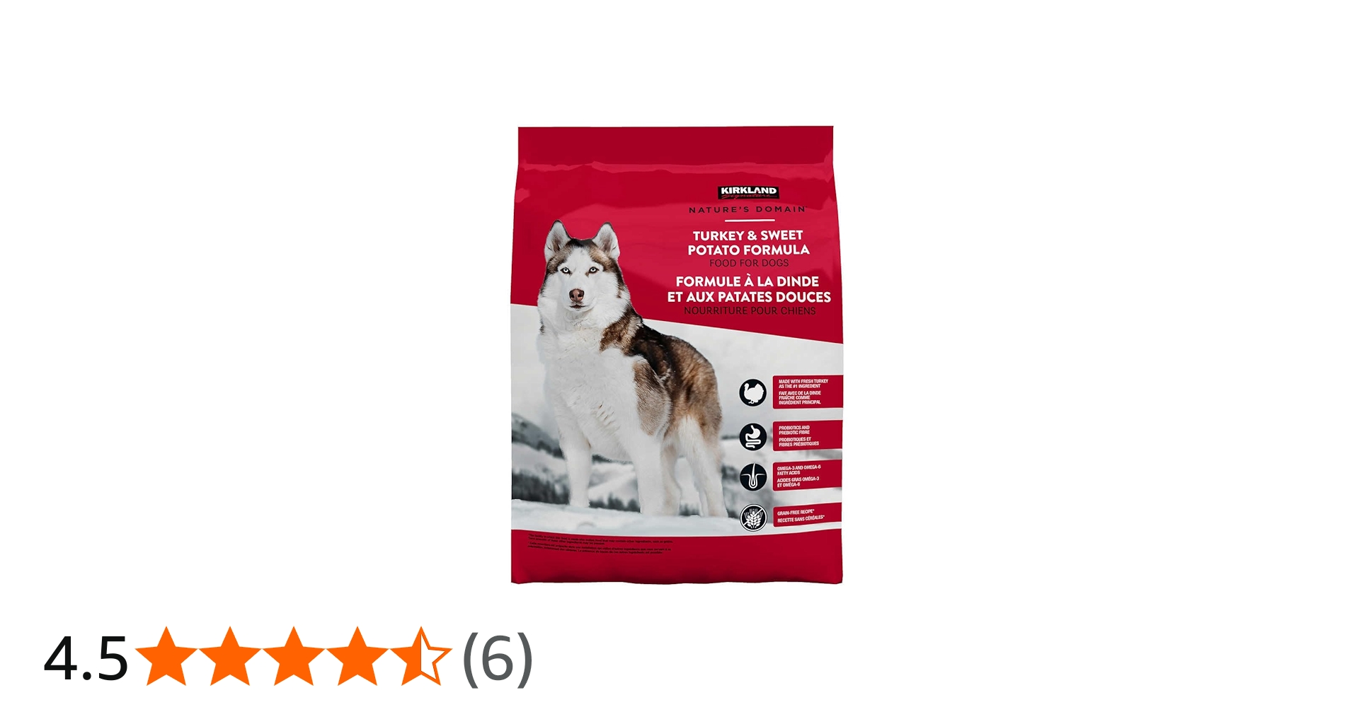 Kirkland Signature Turkey Meal and Sweet Potato Formula for Dogs