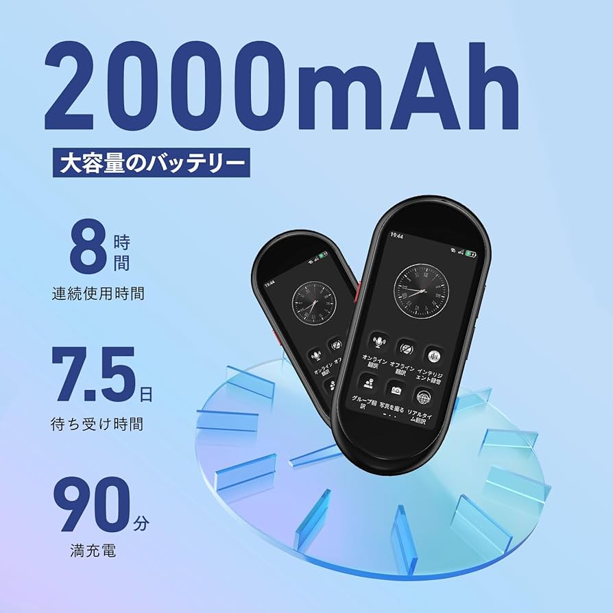 Amazon.co.jp: VORMOR A10 4G AI翻訳機 283ヵ国137言語対応 音声翻訳機