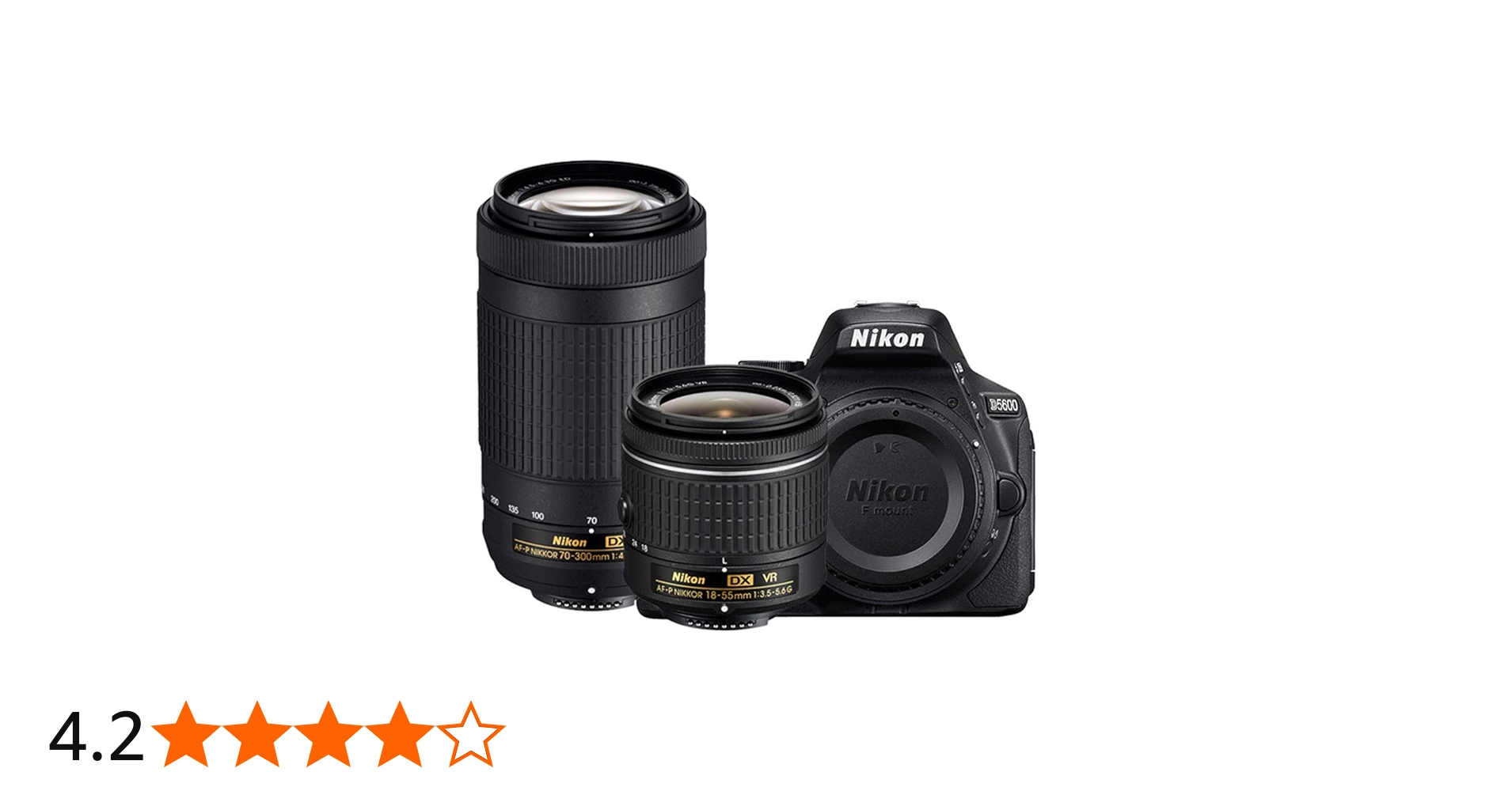 Amazon | Nikon D5600 デジタル一眼レフカメラ 18-55mm VR & 70-300mm