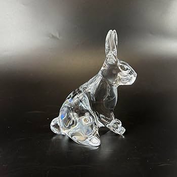 バカラ】うさぎ 置物 インテリア☆美品☆金運/幸運/開運 Amazon.co.jp