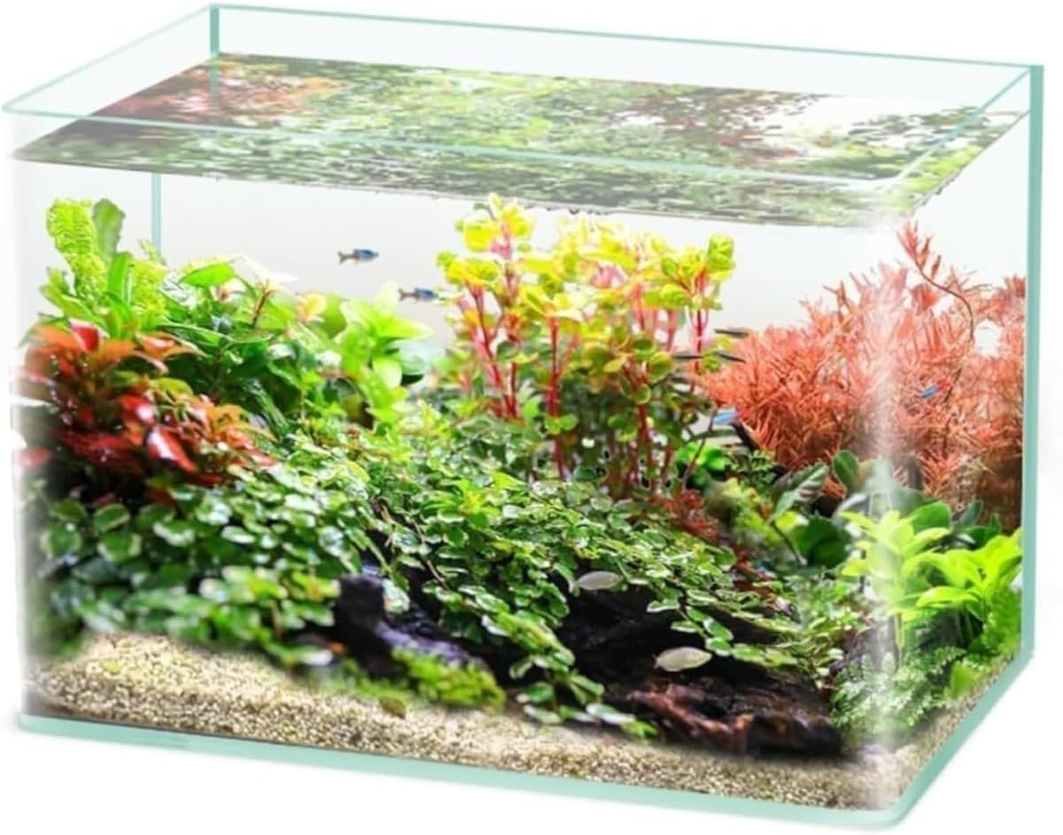 滝の流れるアクアテラリウムpart4 15cmキューブ水槽 滝の流れるアクア