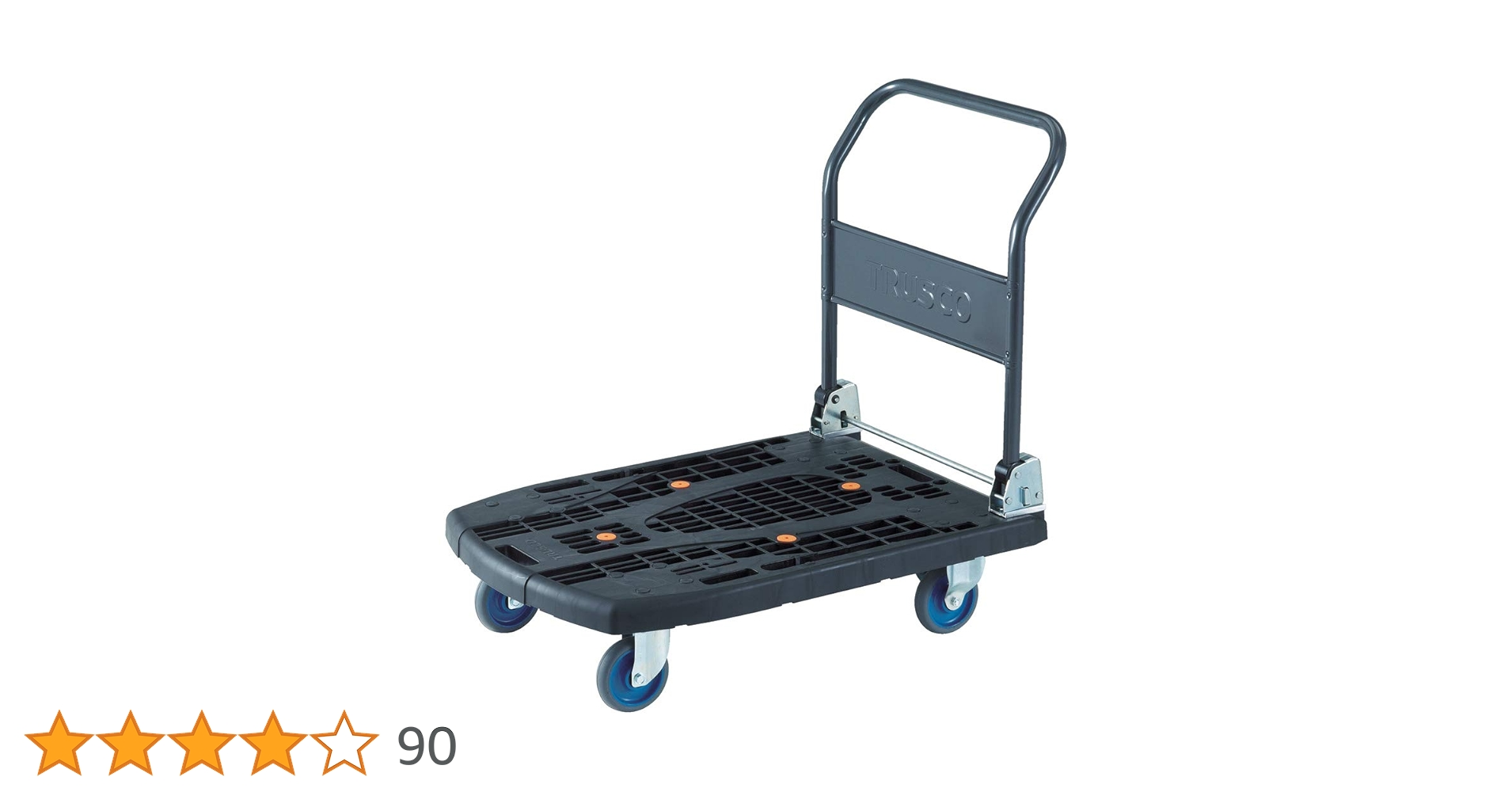 トラスコ カルティオ 静音 台車 運搬台車 青 TRUSCO