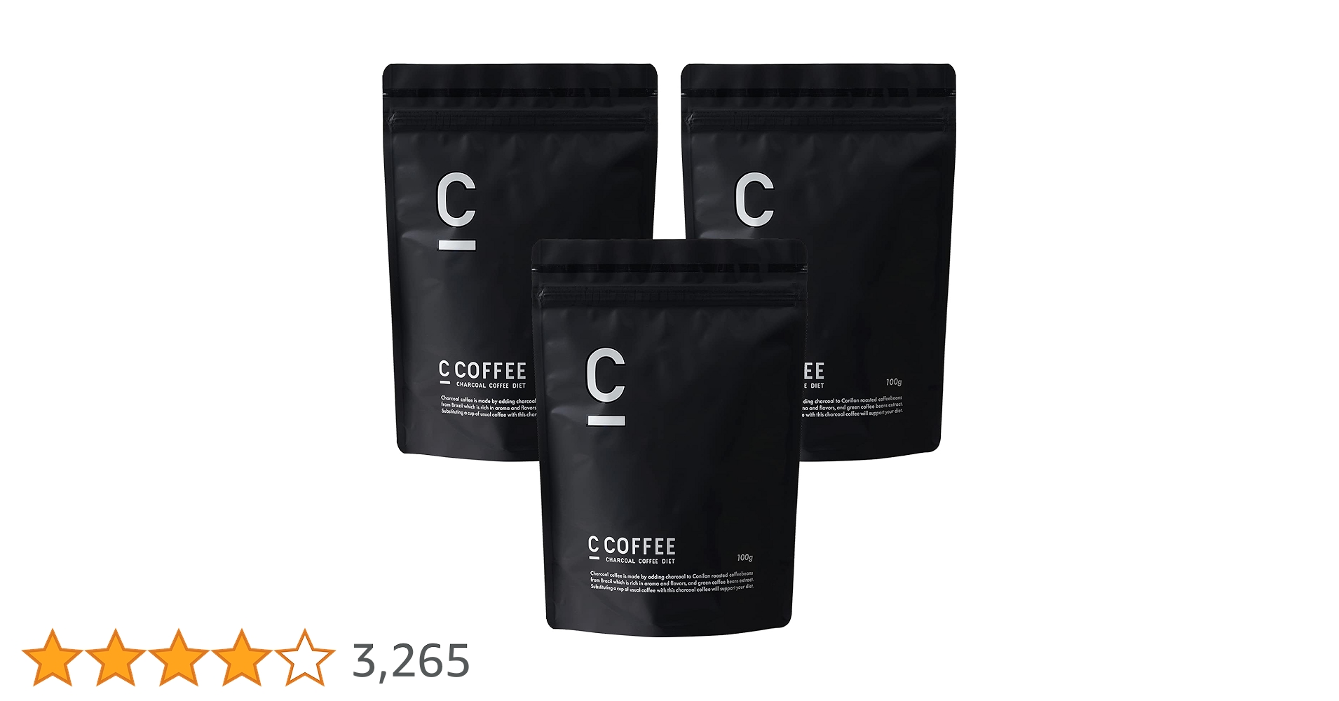 C COFFEE チャコールコーヒーダイエット 100g3袋 50g 3袋 C COFFEE