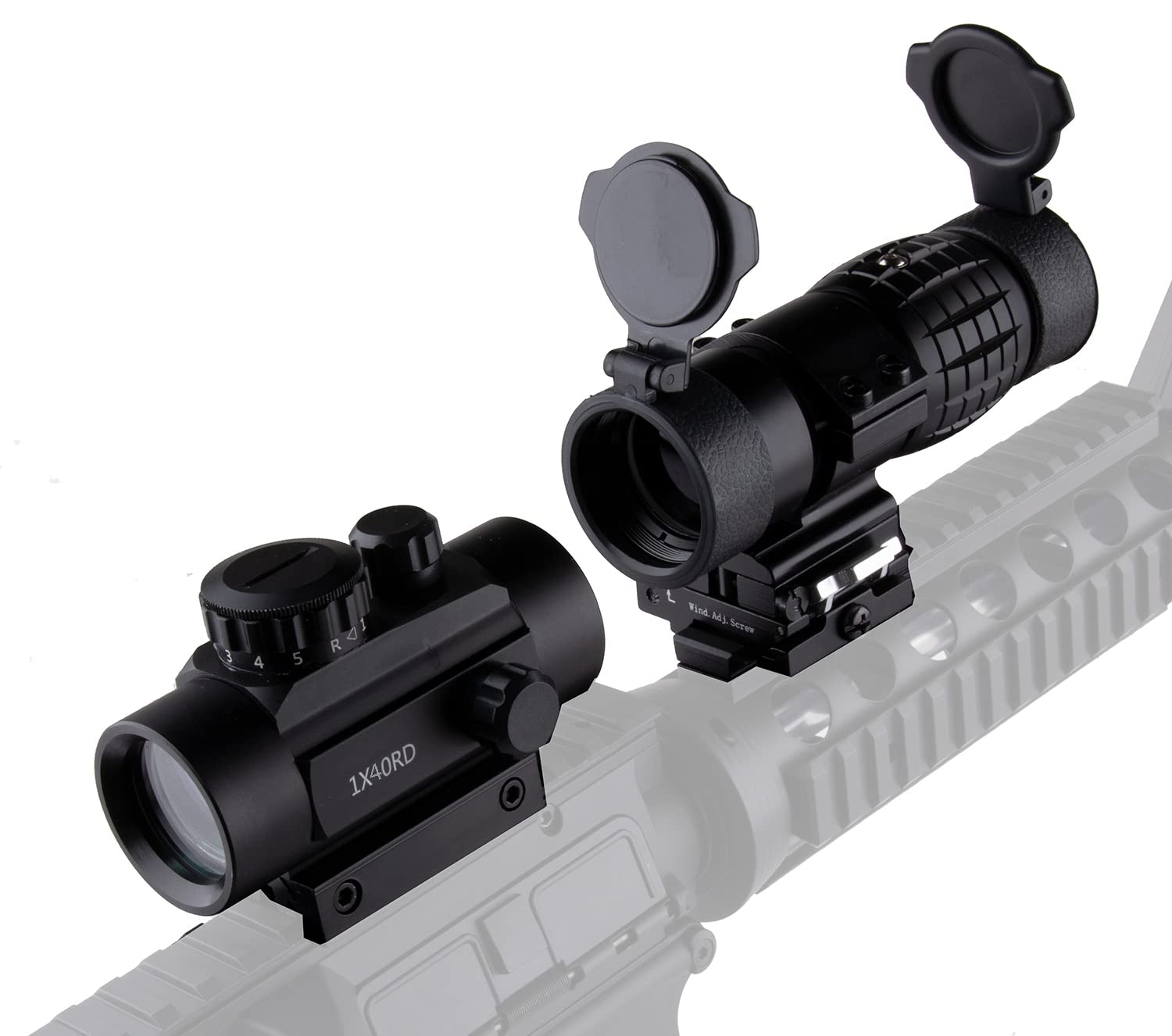 4x32 コンパクトスコープ、Pinty ドットサイト2種 4x32 コンパクト