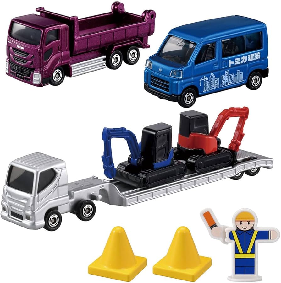 Amazon.co.jp: タカラトミー(TAKARA TOMY) トミカ ギフト 街をつくるぞ