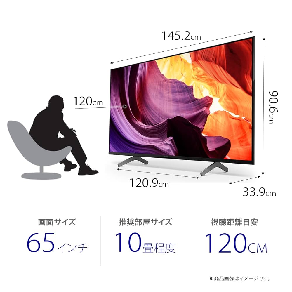 ジャンク品です。テレビ65インチ SONY ブラビア