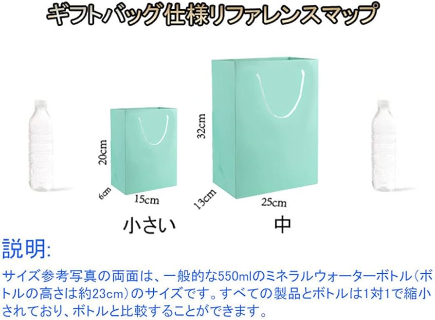 Amazon | Ouyes ギフトバッグ、無地紙袋10点セット【中