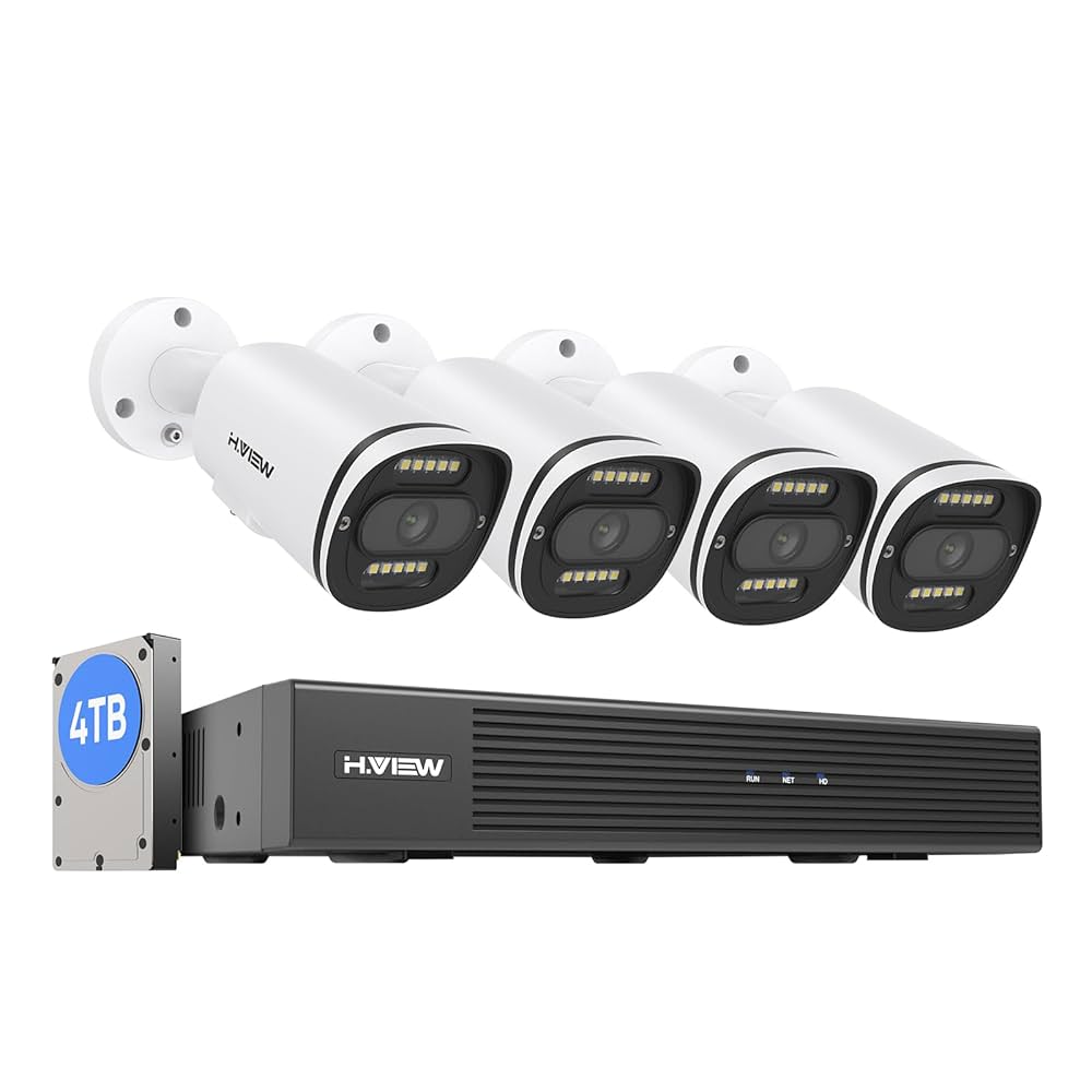 ☆最安値、新品未使用 監視カメラ 防犯カメラ4台セット 防犯カメラ4台