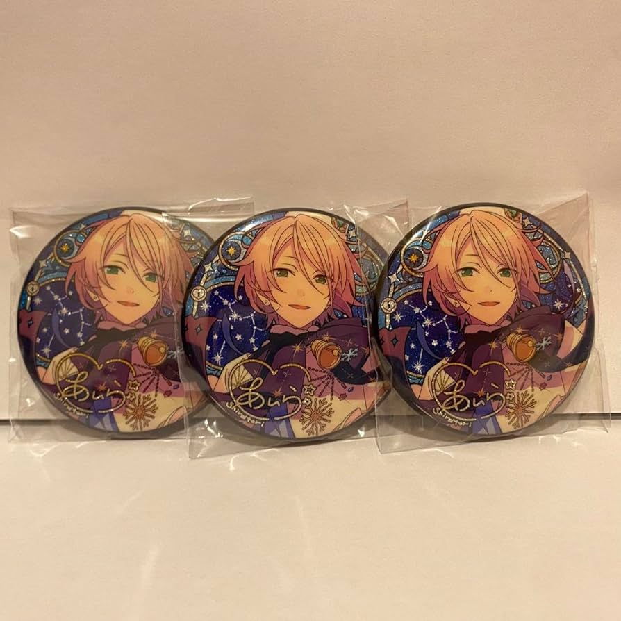 あんスタ 白鳥 藍良 缶バッジ イベコレ Extra ALKALOID 80個 あんスタ