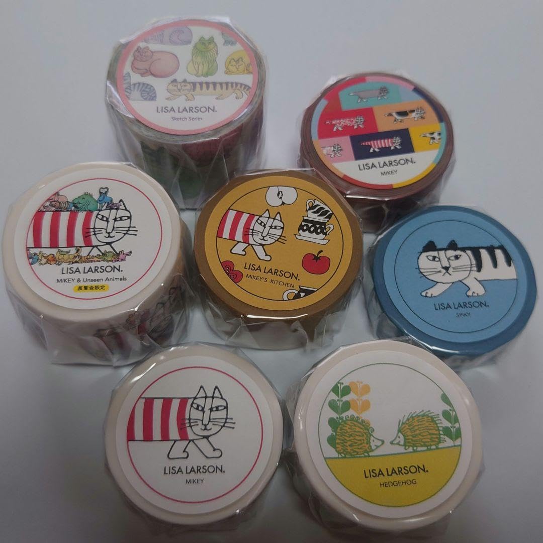 Amazon.co.jp: リサラーソン展ノート 一筆箋 マスキングテープ 太幅広