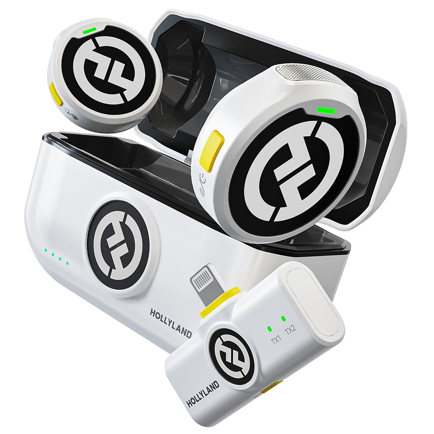 Amazon.co.jp: Hollyland Lark M2 Lighting-ワイヤレスマイク