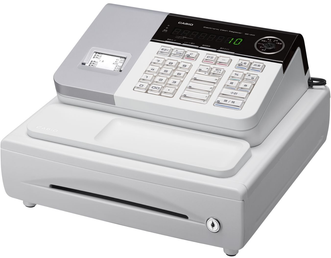 カシオ 電子レジスター SE-E10 感熱紙 ブラック CASIO コンパクト 札幌
