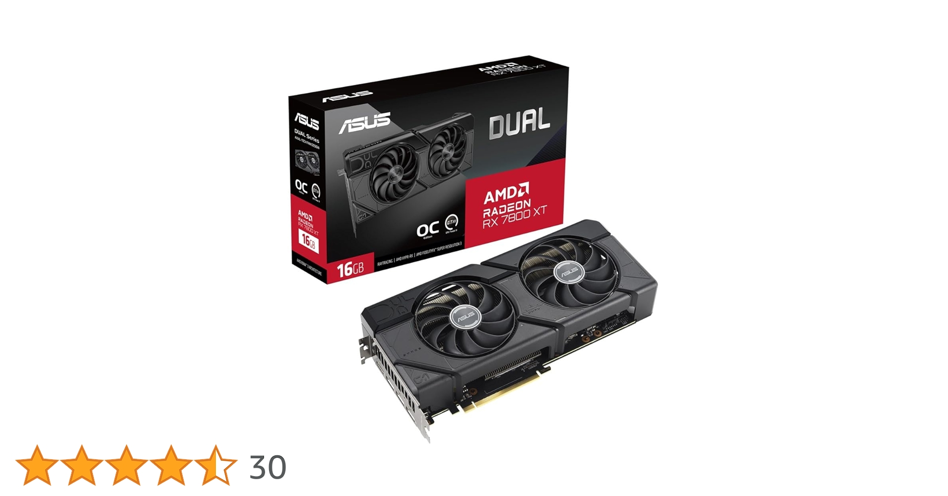 グラフィックボード・グラボ・ビデオカード ASUS DUAL RX7800XT ASUS