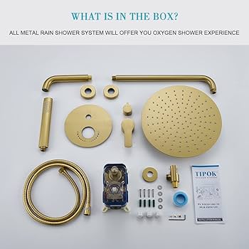 C73レア品✨ 金属製円形シャワーヘッド ドット模様 ゴールド C73レア品